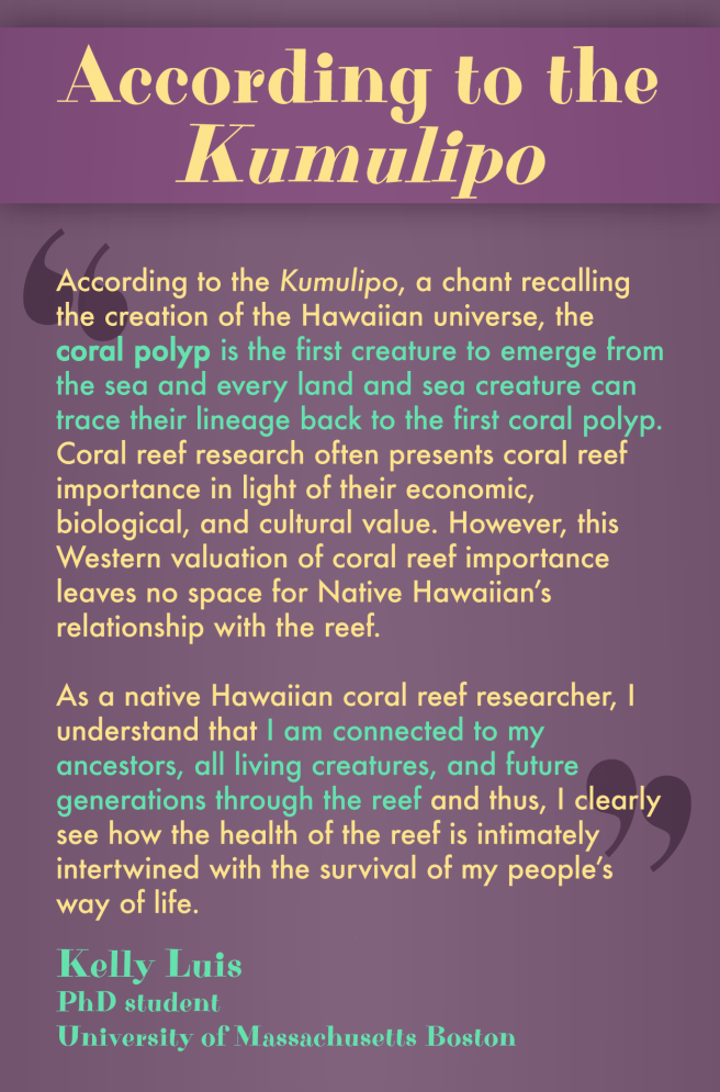 Coral reefs according to native Hawaiians